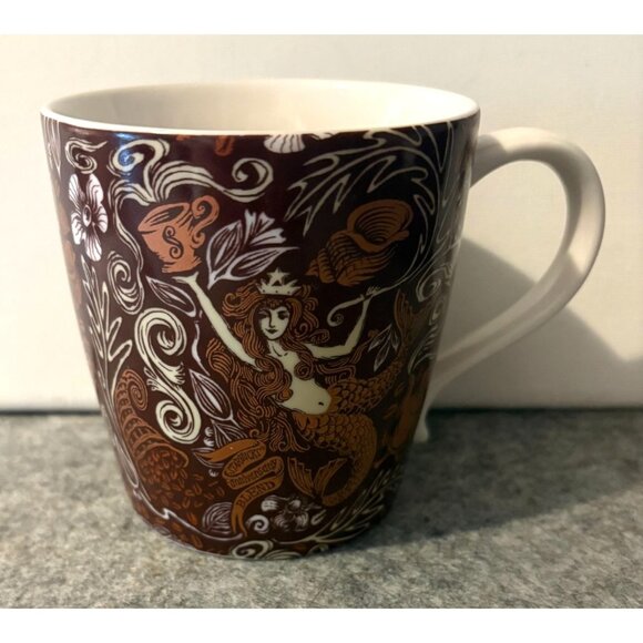 Starbucks 2008 Mermaid Coffee Cup Brown and Copper colors  # 2868 - Picture 1 of 4